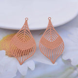 30pcs Brass Thin Charms Earring Jewelry Accessories