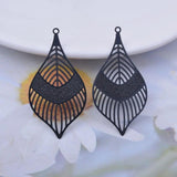 30pcs Brass Thin Charms Earring Jewelry Accessories