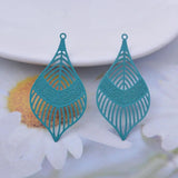30pcs Brass Thin Charms Earring Jewelry Accessories