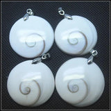 1PC Madagascar Sun Shellfish Fossils Saltwater Shell Charms Pendants