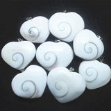 1PC Madagascar Sun Shellfish Fossils Saltwater Shell Charms Pendants
