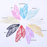 30pcs AB7533 Colorful Angel Wings Charms Pendant for DIY Jewelry Making
