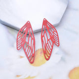 30pcs AB7533 Colorful Angel Wings Charms Pendant for DIY Jewelry Making