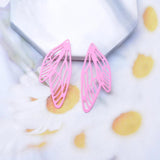 30pcs AB7533 Colorful Angel Wings Charms Pendant for DIY Jewelry Making
