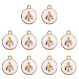 Enamel Bee Charm Set for DIY Jewelry Making