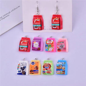 20pcs Pet Dog Cat Food Resin Charms for DIY Jewelry Earrings