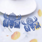 20pcs AD3550 Big Bull Dream Catch Charm Pendant Diy Jewelry Making