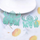 20pcs AD3550 Big Bull Dream Catch Charm Pendant Diy Jewelry Making