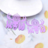 20pcs AD3550 Big Bull Dream Catch Charm Pendant Diy Jewelry Making