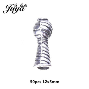 Alloy Beads Caps Antique Silver Jewelry Making Accessories