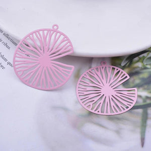 30pcs Brass Painted Thin Charms 35*38mm AB6596