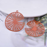 30pcs Brass Painted Thin Charms 35*38mm AB6596