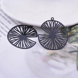 30pcs Brass Painted Thin Charms 35*38mm AB6596