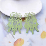 20pcs AD3549 Brass DreamCatch Charms Pendant 53x39mm DIY Jewelry Making