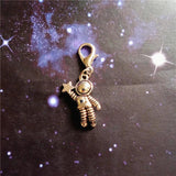 2pcs Astronaut Charm - Antique Silver - Space Man Zipper Pull