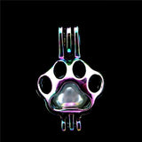10PCS Animal Footprint Charms Pearl Cage Locket Aromatherapy Diffuser Pendant