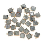 5 PCS Flash Labradorite Pendants 12x16 mm DIY Jewelry Making Accessories
