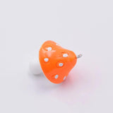 10pcs Colorful Mushroom Charms Jewelry Finding Resin Pendant Craft Making