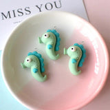 10Pcs Ocean Fish Resin Charms for Jewelry Making Pendants Diy Accessories
