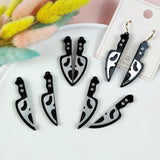 10pcs/pack Goth Skeleton Charms Pendant For DIY Earring Keychain
