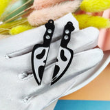 10pcs/pack Goth Skeleton Charms Pendant For DIY Earring Keychain