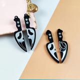 10pcs/pack Goth Skeleton Charms Pendant For DIY Earring Keychain