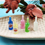 10 Resin Luminous Wine Bottle Charms DIY Jewelry