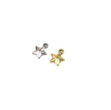 5pcs 9mm Stainless Steel Star Charms Pendant DIY Jewelry Kit