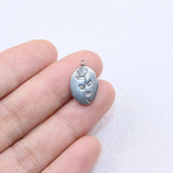 5pcs Stainless Steel High Rose Charms Pendant DIY Women Accessory