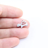 10pcs Stainless Steel Tortoise Charms Pendant 15*10mm Unfading Color