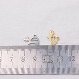 10pcs Stainless Steel Tortoise Charms Pendant 15*10mm Unfading Color