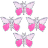 20Pcs Enamel Animal Butterfly Bee Owl Charms in Memory Locket Jewelry