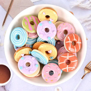 10pcs Donuts Charms for Jewelry Making Diy Hairpin Earrings Necklace Pendant