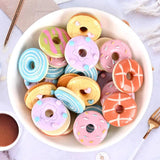 10pcs Donuts Charms for Jewelry Making Diy Hairpin Earrings Necklace Pendant