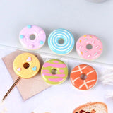 10pcs Donuts Charms for Jewelry Making Diy Hairpin Earrings Necklace Pendant