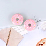10pcs Donuts Charms for Jewelry Making Diy Hairpin Earrings Necklace Pendant