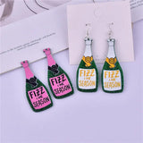 10pcs Big Champagne Bottle Charms for DIY Jewelry Making
