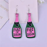 10pcs Big Champagne Bottle Charms for DIY Jewelry Making