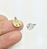 Mini Polished Hope Tree Necklace Earring Bracelet Jewelry DIY 20pcs/bag