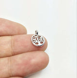 Mini Polished Hope Tree Necklace Earring Bracelet Jewelry DIY 20pcs/bag