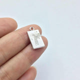 20pcs Palm Tree Zinc Alloy Charms for Jewelry Making