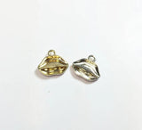 10pcs Epoxy Sexy Red Lips Charms Pendant for Jewelry Making