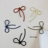 10pcs Big Size Spray Paint Bow Metal Charms Pendants for DIY Jewelry
