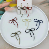 10pcs Big Size Spray Paint Bow Metal Charms Pendants for DIY Jewelry