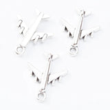 Set of 35 Vintage Aircraft Pendants for Jewelry Making