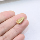 5pcs 15mm Stainless Steel Heart Charms Pendant DIY Necklace Earrings Bracelets