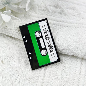 10pcs Magnetic Tape Acrylic Charms DIY Jewelry Earring Keychain Pendant 41*26MM