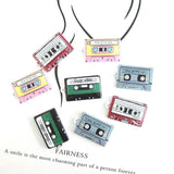 10pcs Retro Music 9060s Tape Alloy Charms Vintage Earring Keychain Pendant DIY