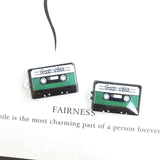 10pcs Retro Music 9060s Tape Alloy Charms Vintage Earring Keychain Pendant DIY