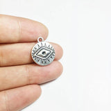 20pcs 16mm Eye Coin Zinc Alloy Charms Wholesale Jewelry DIY